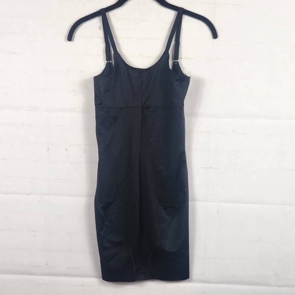 SPANX Tummy Control Slimming SmartGrip Open Bust Full Slip Shapewear Black XS - Picture 5 of 10